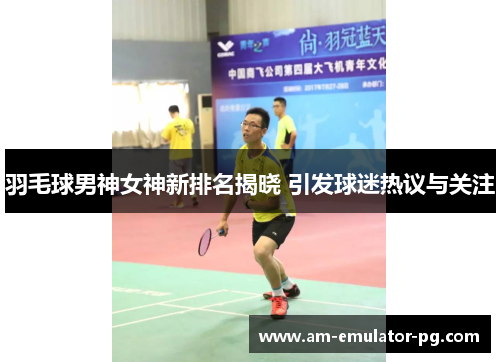 羽毛球男神女神新排名揭晓 引发球迷热议与关注